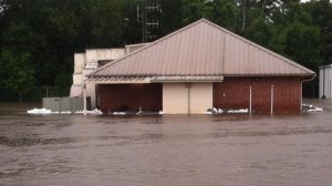 The Livingston Parish 911 Communications Center in Louisiana was forced to close due to flooding. (Credit: Livingston Parish Sheriff)