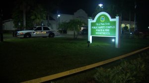 A woman was accidentally shot and killed during a community police academy exercise in Punta Gorda, Florida. (Credit: WINK)