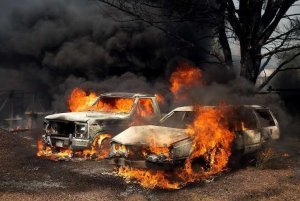 The Clayton Fire has scorched 4,000 acres so far, the Clayton Fire Department said, with 5 percent of it contained. (Credit: Mark Ghilarducci/Twitter)