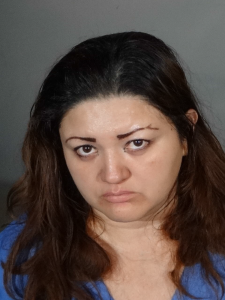 Veronica Aguilar is shown in a booking photo released by LAPD on Aug. 23, 2016.