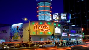 Amoeba Music on Sunset Boulevard is seen on Dec. 8, 2011. (Credit: Ricardo DeAratanha / Los Angeles Times)