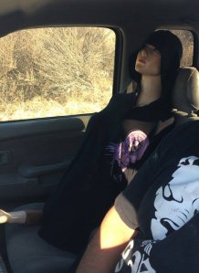The offending mannequin is shown in an image released Sept. 22, 2016, by the Brea Police Department.
