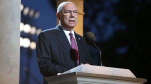 Former Secretary of State Colin Powell onstage at the 27th National Memorial Day Concert on May 29, 2016 in Washington, DC. (Credit: Paul Morigi/Getty Images for Capitol Concerts)