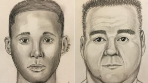 Suspect sketches released Sept. 14 by the Fullerton Police Department show the two men sought on suspicion of sexually assaulting women in Fullerton.