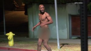 A naked man was taken into custody after allegedly entering a home in Venice on Sept. 16, 2016. (Credit: ANG News)