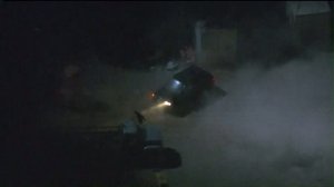 A driver in alleged stolen vehicle was arrested by LAPD following a short pursuit. (Credit: KTLA)