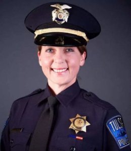 Officer Betty Shelby is shown in a photo released by the Tulsa Police Department. She fatally shot Terence Crutcher Sept. 16, 2016.