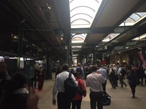 A New Jersey Transit train crashed into a platform in Hoboken during Thursday morning's rush-hour commute. (Credit: Danielle Reisch/iReport)