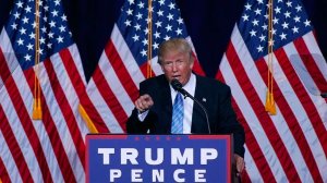 Republican presidential nominee Donald Trump speaks during a campaign rally on August 31, 2016 in Phoenix, Arizona. Trump detailed a multi-point immigration policy during his speech. (Credit: Ralph Freso/Getty Images)