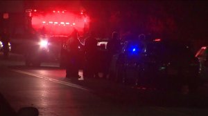 Ambulances arrive on scene in West Hollywood on Friday, Sept. 16, 2016. (Credit: KTLA)