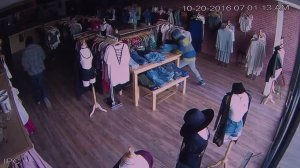 Surveillance video captured two people burglarizing a boutique in Covina (Credit: OOTDFash)