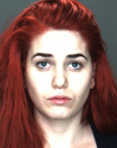 Cheyenne Cobb, who was arrested in connection with her 2-year-old daughter's death, is seen in a booking photo released by the Fontana Police Department on Oct. 25, 2016.