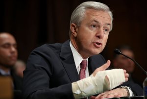 John Stumpf, chairman and CEO of the Wells Fargo & Company, testifies before the Senate Banking, Housing and Urban Affairs Committee September 20, 2016 in Washington, DC. (Credit: Win McNamee/Getty Images)