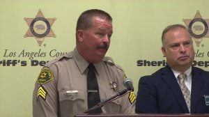 Sheriff's Sgt. Steve Owen speaks in July 2015 about rescuing an abducting toddler. He died Oct. 5, 2016. (Credit: KTLA)