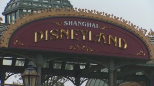 Amid pageantry and patches of rain, Disney's new Shanghai park threw open its doors to visitors for its official opening Thursday, June 16, 2016. (Credit: CNNMoney)