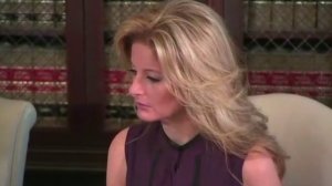 Summer Zervos sits alongside Gloria Allred at a news conference in L.A. on Oct. 14, 2016. (Credit: CNN)