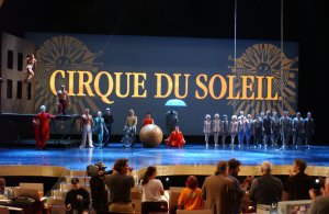 Cirque Du Soleil Performers Rehearse March 23, 2002 For The 74Th Annual Academy Awards To Be Held At The Kodak Theatre March 24, 2002 In West Hollywood, Ca. (Credit: Getty Images)