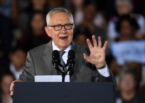 U.S. Senate Minority Leader Harry Reid speaks in North Las Vegas, Nevada. (Credit: Ethan Miller/Getty Images)