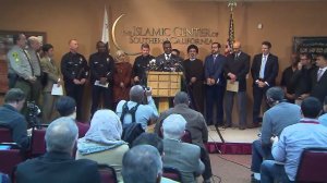 Stephen Woolery of the FBI speaks at an L.A. news conference Nov. 28, 2016, on threatening letters sent to mosques. (Credit: KTLA)