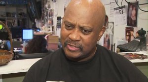 E.J. Jackson helped feed thousands of people every year during his foundation's Thanksgiving giveaway. (Credit: KTLA)