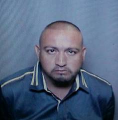 Javier Anguiano is shown in an undated booking photo in La Palma. (Credit: La Palma Police Department)