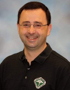 Larry Nassar is shown in a staff photo from his time at Michigan State University.