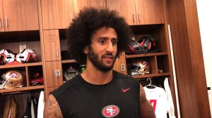 Colin Kaepernick of the San Francisco 49ers. (Credit: CNN)