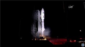 The GOES-R satellite was launched from Cape Canaveral on Nov. 19, 2016 atop an Atlas V 541 rocket. (Credit: NASA)