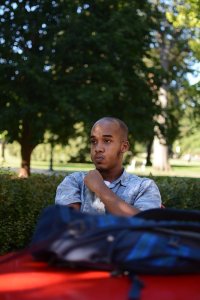 Abdul Razak Ali Artan is shown in an August 2016 photo featured in the Ohio State student newspaper. (Credit: The Lantern/Kevin Stankiewicz via CNN)