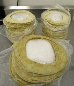 Close to three pounds of meth was found hidden in tortillas at a U.S. border crossing on Oct. 28, 2016. (Credit: U.S. Customs and Border Protection) 