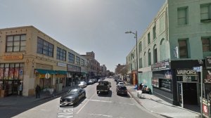 The 300 block of Wall Street in Los Angeles is shown in an undated Google Maps Street View image.