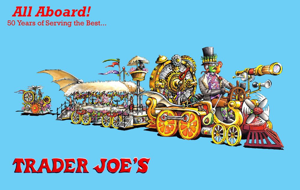 Trader Joe’s Rose Parade float KTLA