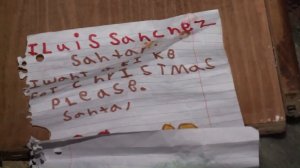 A letter to Santa was found following a crash that killed a 5-year-old boy in South Los Angeles. (Credit: KTLA)