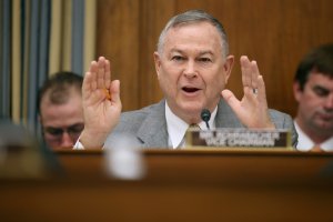 House Science, Space and Technology Committee member Rep. Dana Rohrabacher (R-CA) questions witnesses from NASA, the Department of Defense and the White House during a hearing in the Rayburn House Office Building on Capitol Hill March 19, 2013, in Washington, D.C. (Credit: Chip Somodevilla/Getty Images)
