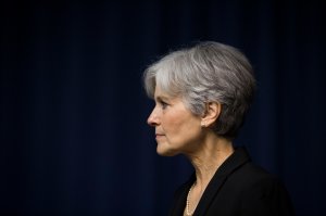 Jill Stein is seen after she announced that she will seek the Green Party's presidential nomination, at the National Press Club, June 23, 2015 in Washington, DC.(Credit: Drew Angerer / Getty Images)