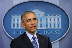 U.S. President Barack Obama speaks during a news conference in the Brady Press Briefing Room at the White House December 16, 2016 in Washington, DC. (Credit: Chip Somodevilla/Getty Images)