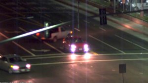 Police were also looking for a small pickup truck that may have followed the suspect vehicle after the hit-and-run collision. 