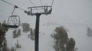 Snow falls at Mammoth Mountain on Dec. 15, 2016. (Credit: Mammoth Mountain)