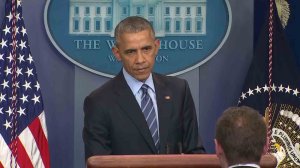 President Obama speaks at his final news conference of 2016 on Dec. 16. (Credit: CNN)