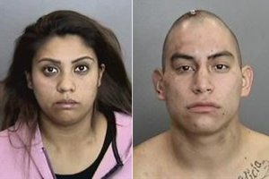 Rincon, left, and Monzon are shown in booking photos released Dec. 14, 2016, by the Anaheim Police Department.