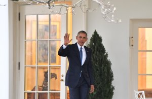 President Barack Obama leaves the White House for the final time as President as the nation prepares for the inauguration of President-elect Donald Trump on Jan. 20, 2017 in Washington, D.C. (Credit: Kevin Dietsch-Pool/Getty Images)