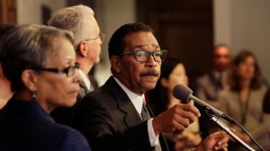 City Council President Herb Wesson introduces a motion Friday calling for a closer examination of the L.A. Police Department's disciplinary panels. (Credit: Irfan Khan / Los Angeles Times)