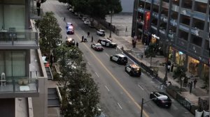 Los Angeles Police officials respond to an officer-involved shooting in downtown L.A. on Jan. 10, 2017. (Courtesy photo: Brennan Z)