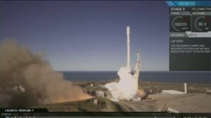 SpaceX successfully launched the Falcon 9 rocket on Jan. 14, 2017. (Credit: SpaceX)