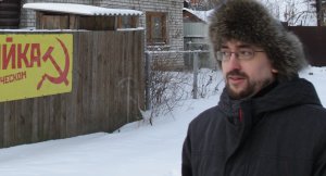 Sergey Bizyukin wants Godless Street in Russia's town of Ryazan renamed Donald Trump Street. (Credit: CNN)
