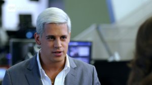 Protests shut down speech by Milo Yiannopoulos at UC Davis on Jan. 13, 2017. (Credit: CNN)