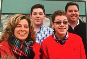 John T. Fleming, his wife, Suzanne Fleming, 46, their two sons, John Robert, 15, and Andrew Thomas, 14, are pictured in a family photo. (Credit: CNN)