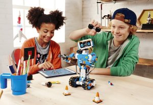 Lego is launching a new building and coding set at CES 2017 this week that brings movement to Legos. (Credit: Lego)