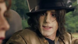 A still from Sky Arts shows Joseph Fiennes as Michael Jackson.