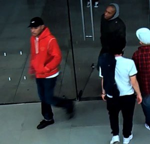 A still image provided by Glendale police shows two men who robbed an Apple Store on Jan. 30, 2017.